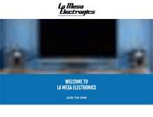 Tablet Screenshot of lamesaelectronics.com